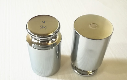 Steel chrome-plated weight M1 5kg